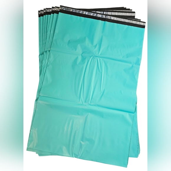 Poly Mailers, In Teal 24" x 36", 25 Count - Picture 1 of 2